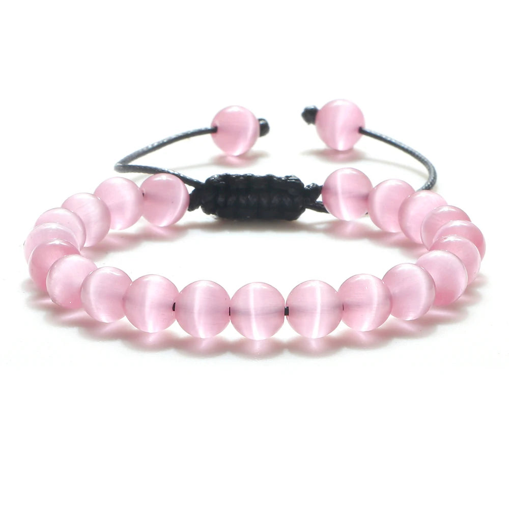 Tigerauge & Lavastein Armband – Verstellbar, Für Damen & Herren, Yoga & Balance