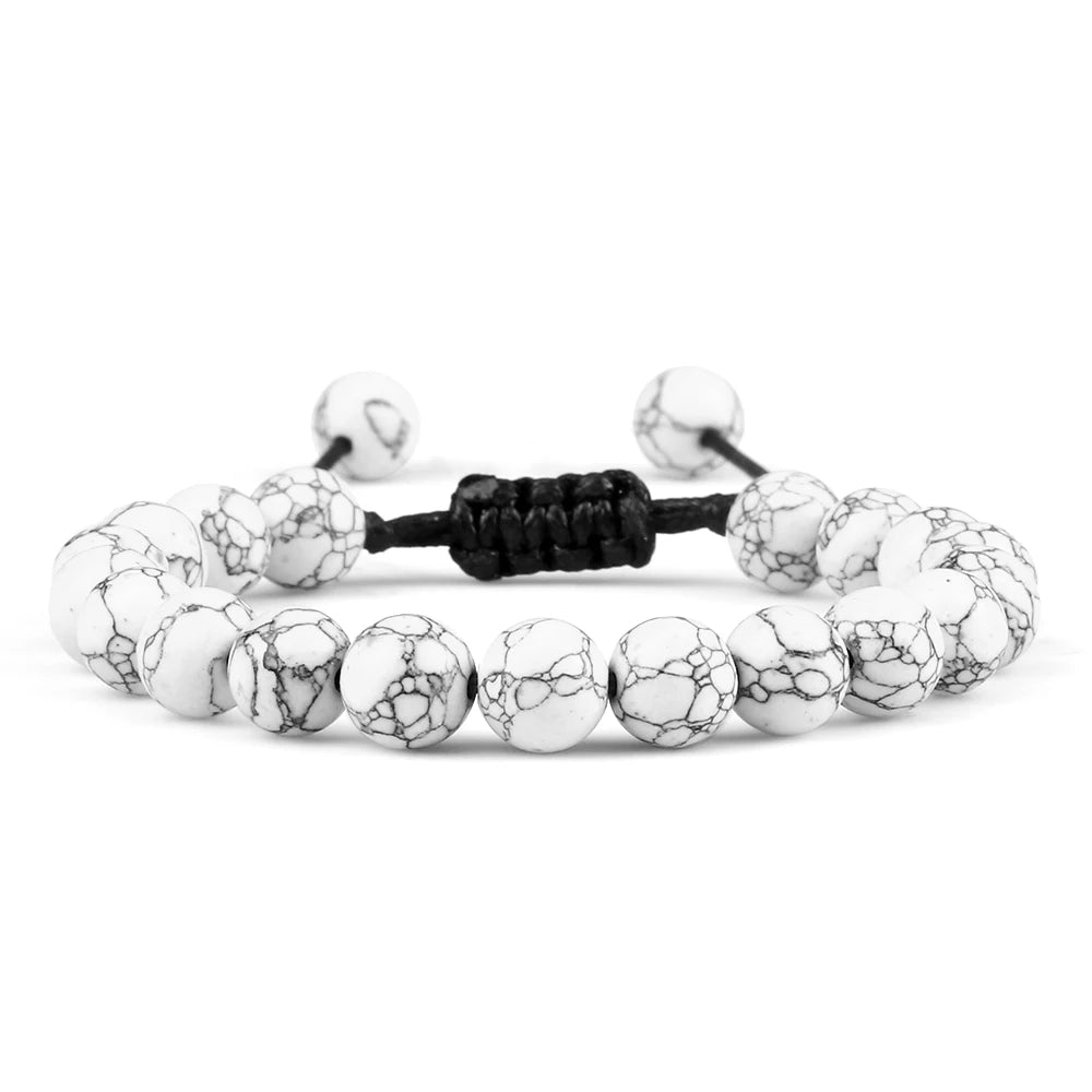 Tigerauge & Lavastein Armband – Verstellbar, Für Damen & Herren, Yoga & Balance