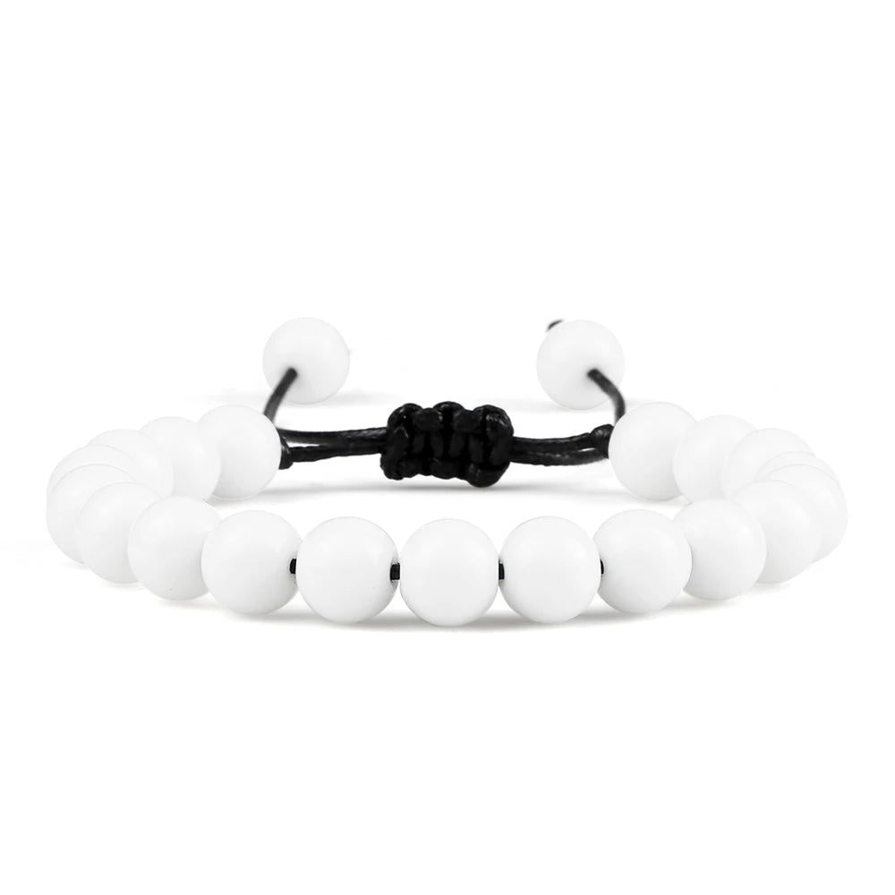 Tigerauge & Lavastein Armband – Verstellbar, Für Damen & Herren, Yoga & Balance