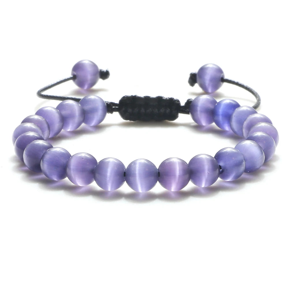 Tigerauge & Lavastein Armband – Verstellbar, Für Damen & Herren, Yoga & Balance